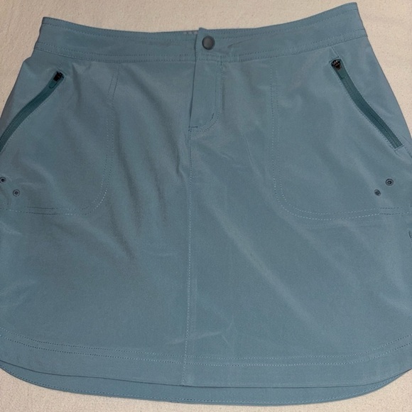 Title Nine Tennis Skirt‎ Womens Small Blue Lined Skort Built in Shorts  Sz4 - Picture 3 of 11